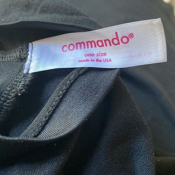 Commando Black Turtleneck Minimalist Tank Top OS NWT - Picture 5 of 6